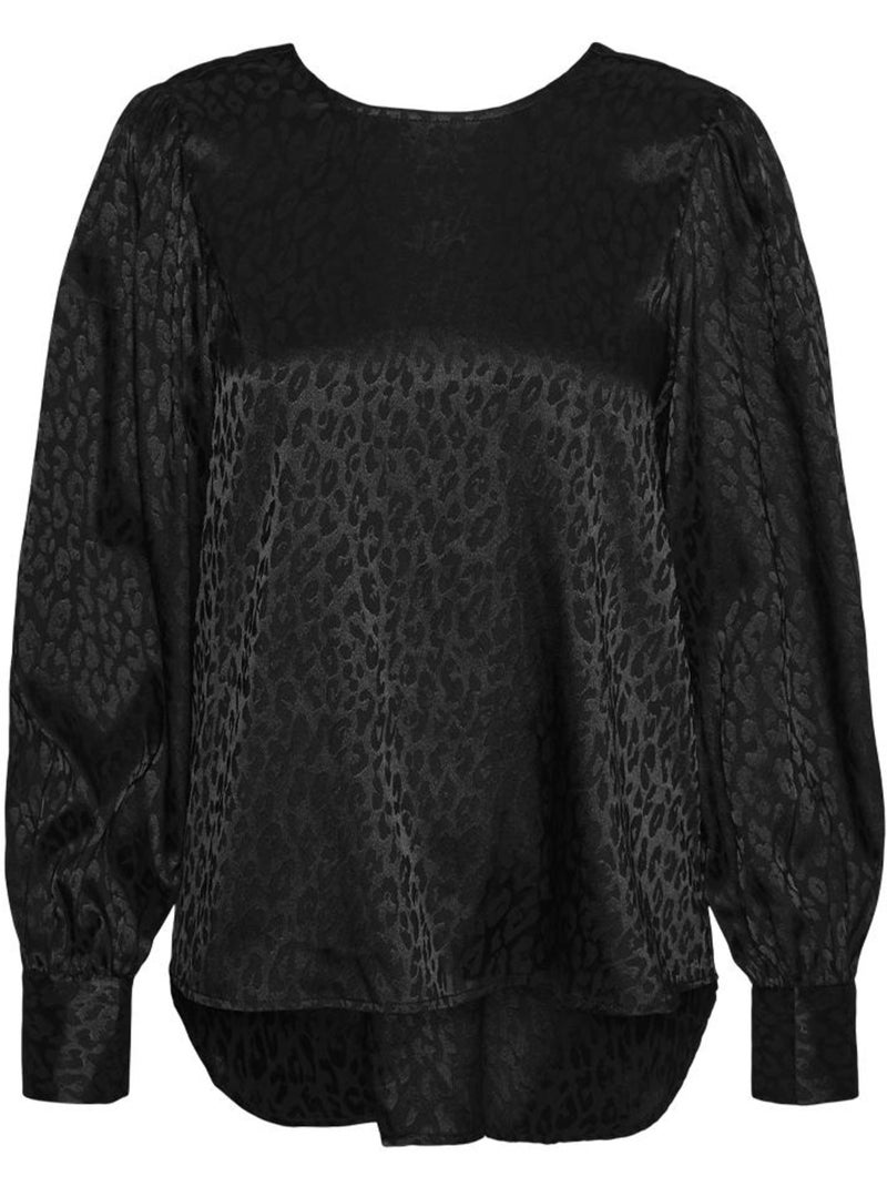 Blusa Preta Vero Moda Elotta para Mulher Preto - Kiabi