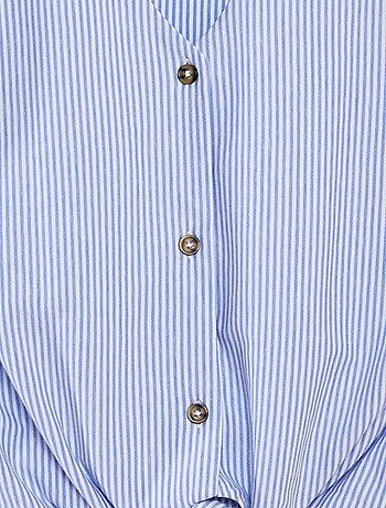 Blusa sem mangas com botões e laço 'JDY'