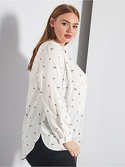 Blusa soltinha estampada - Kiabi