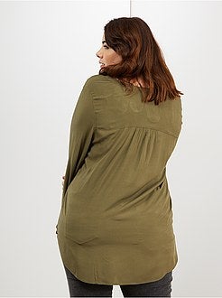 Blusa soltinha estampada - Kiabi