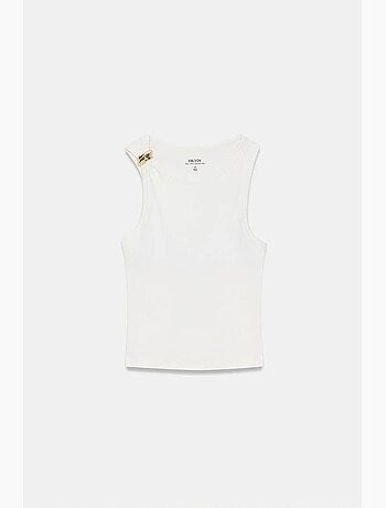 Blusa tipo camisola sem mangas slim fit dilvin