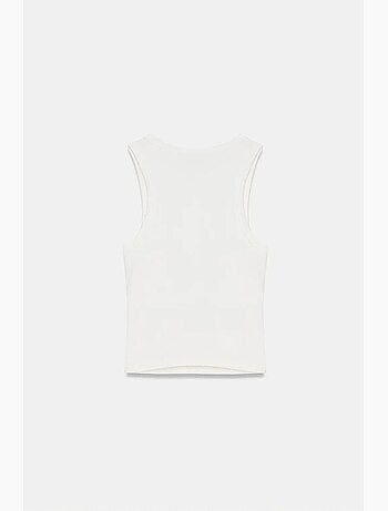 Blusa tipo camisola sem mangas slim fit dilvin