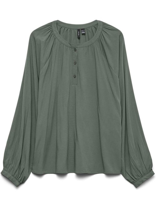 Blusa Verde Claro Feminina Vero Moda Bella - Kiabi Blusa Verde Claro Feminina Vero Moda Bella - Kiabi