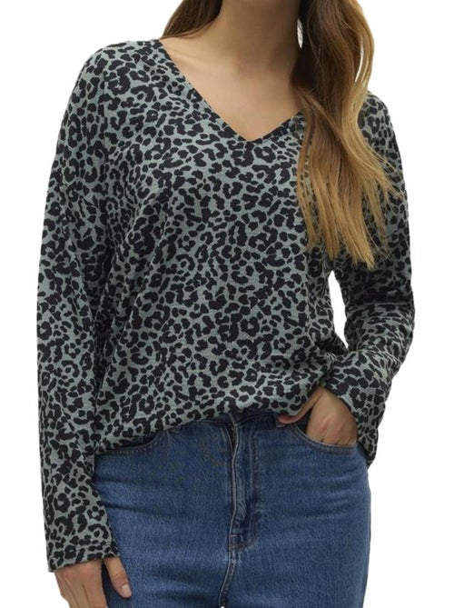Blusa Verde Vero Moda Merve para Mulher - Kiabi Blusa Verde Vero Moda Merve para Mulher - Kiabi