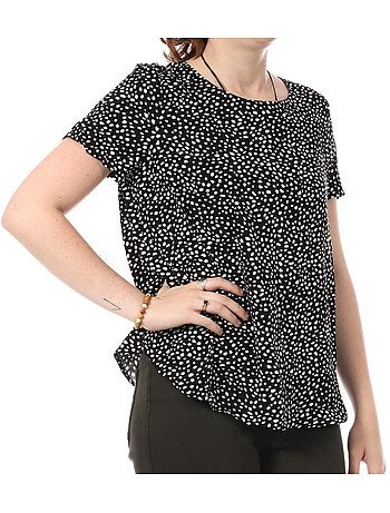 Blusa Preta Vero Moda Easy Joy para Mulher 10297345