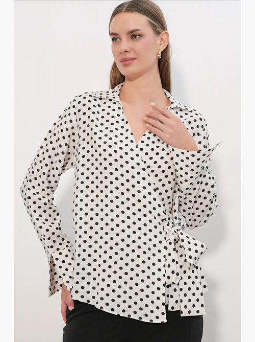 Blusa viscose nylon bdart - Kiabi Blusa viscose nylon bdart - Kiabi