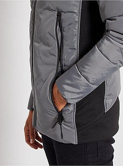 Blusão acolchoado com capuz - Kiabi