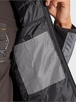 Blusão acolchoado com capuz - Kiabi