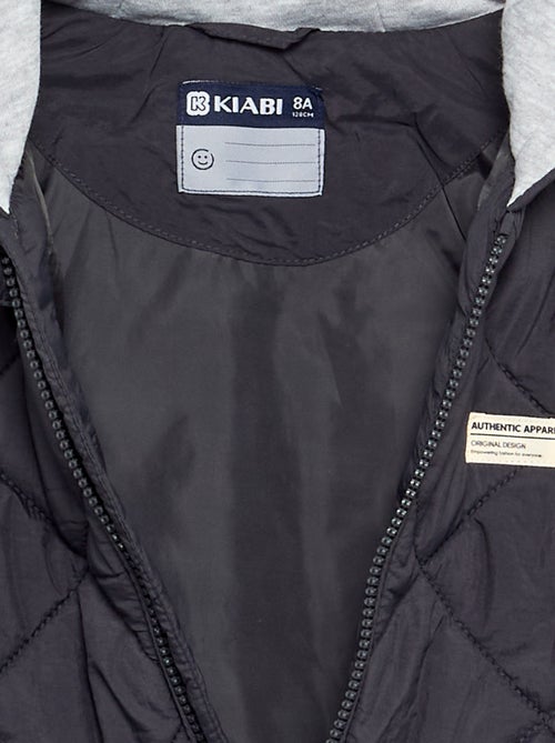 Blusão acolchoado com capuz - Kiabi