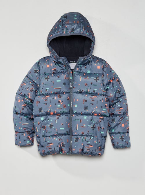 Blusão acolchoado com estampado fantasia - Kiabi