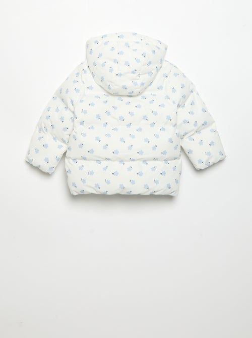 Blusão acolchoado estampado com capuz - Kiabi Blusão acolchoado estampado com capuz - Kiabi