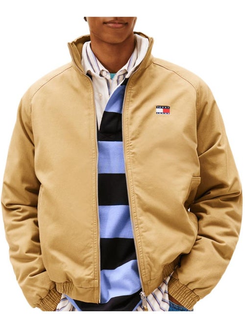 Blusão acolchoado marrom tommy hilfiger para homem - Kiabi