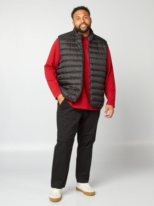 Blusão acolchoado sem mangas impermeável - Kiabi