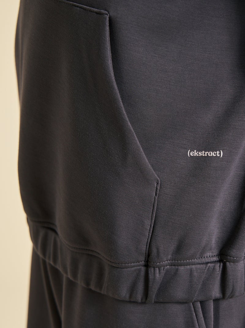 Blusão acolchoado tipo camionista Preto - Kiabi