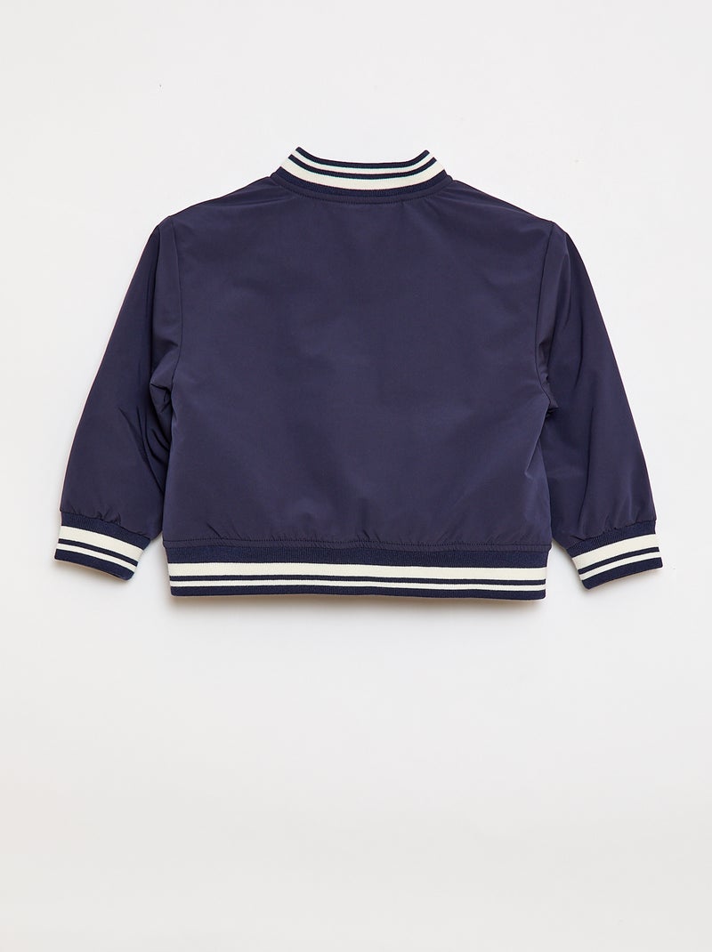 Blusão aviador repelente à água Azul - Kiabi