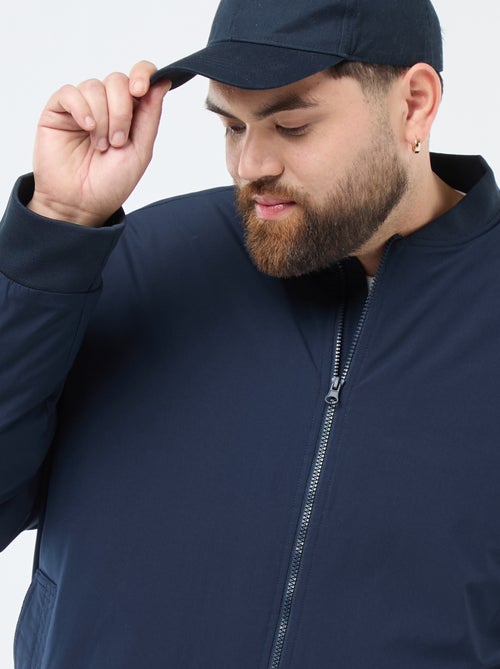 Blusão aviador repelente de água liso - Kiabi