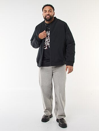 Blusão aviador repelente de água liso