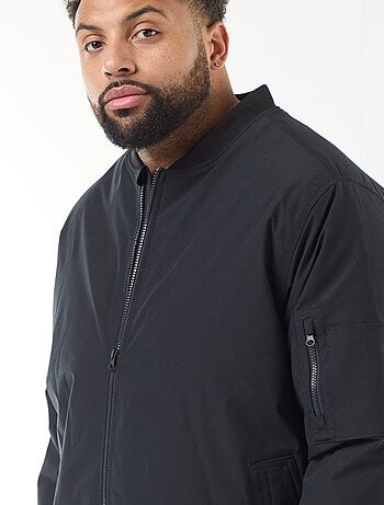 Blusão aviador repelente de água liso