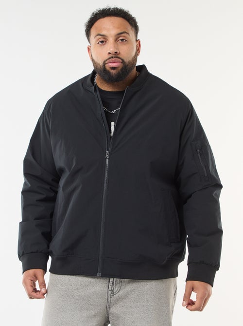 Blusão aviador repelente de água liso - Kiabi