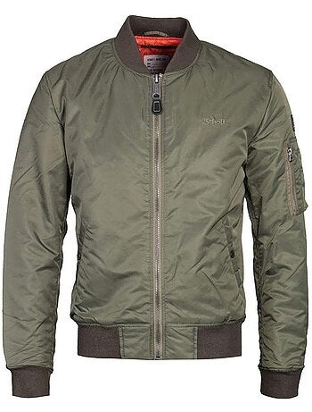 Blusão Bomber Schott Jet17 Preto para Homem