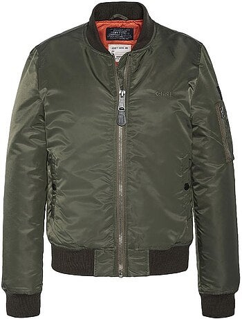 Blusão Bomber Kaki Schott para Mulher JET17W