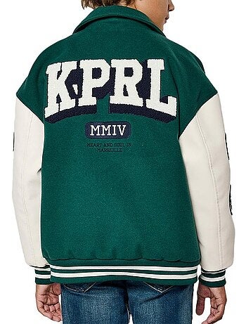 Blusão Bomber Kaporal MEDDY para Menino Verde/Branco