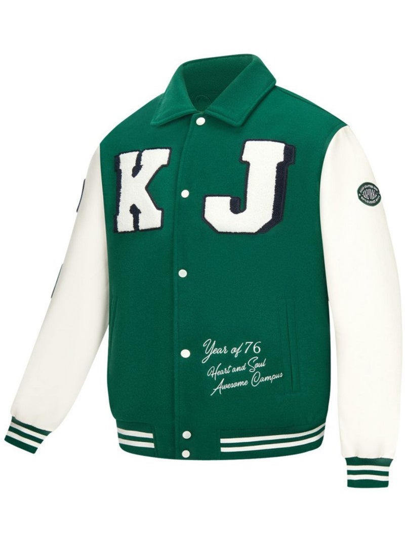 Blusão Bomber Kaporal MEDDY para Menino Verde/Branco Verde - Kiabi