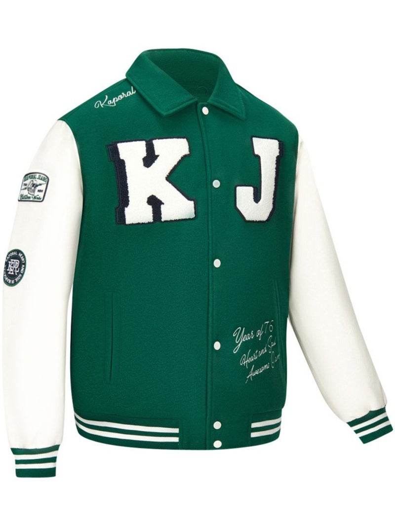 Blusão Bomber Kaporal MEDDY para Menino Verde/Branco Verde - Kiabi