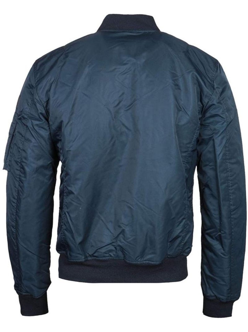 Blusão Bomber Schott Jet17 para Homem Azul-marinho - Kiabi