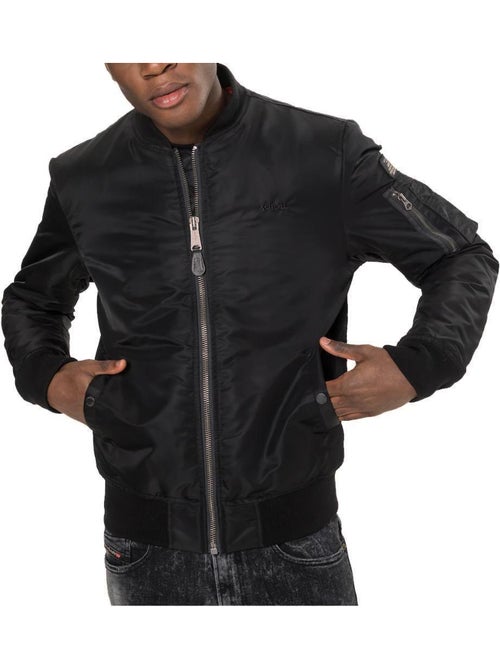 Blusão Bomber Schott Jet17 Preto para Homem - Kiabi Blusão Bomber Schott Jet17 Preto para Homem - Kiabi