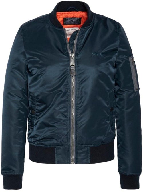 Blusão Bomber Schott JET17W para Mulher - Kiabi Blusão Bomber Schott JET17W para Mulher - Kiabi