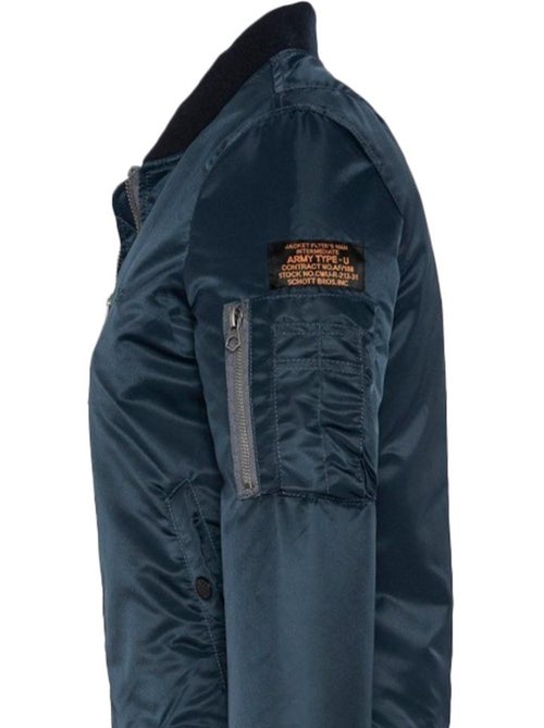 Blusão Bomber Schott JET17W para Mulher - Kiabi Blusão Bomber Schott JET17W para Mulher - Kiabi