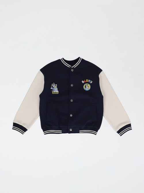 Blusão bordado 'Bluey' em moletom e algodão - Kiabi