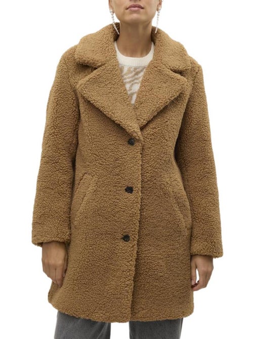 Blusão Camel Feminino Vero Moda Kylie - Kiabi Blusão Camel Feminino Vero Moda Kylie - Kiabi