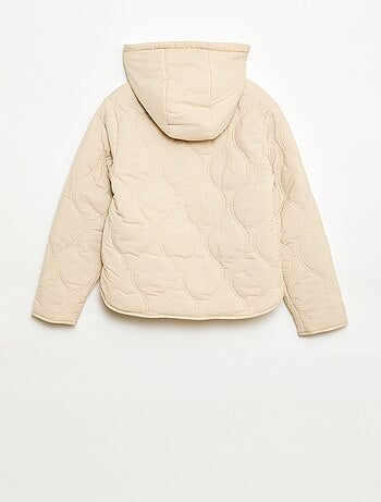 Blusão com capuz acolchoado