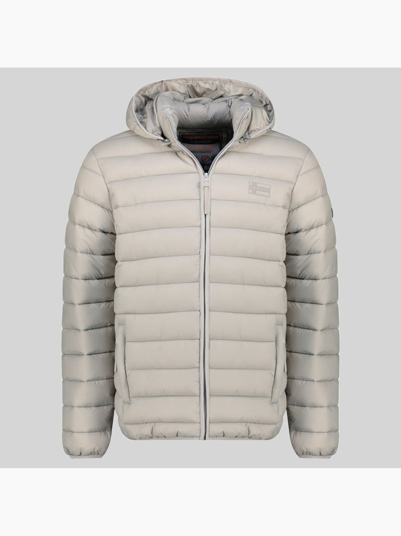 Blusão com capuz amichoko hood – geographical norway Cinza claro - Kiabi
