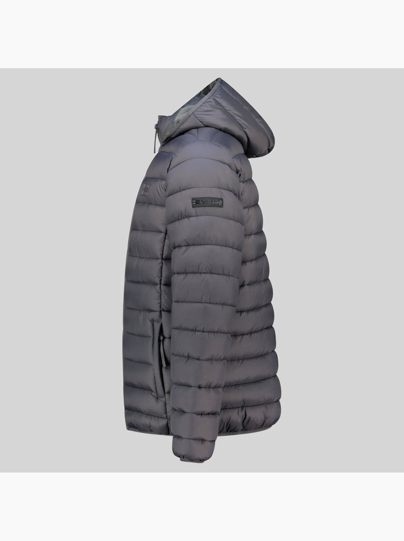 Blusão com capuz amichoko hood – geographical norway Cinza escuro - Kiabi