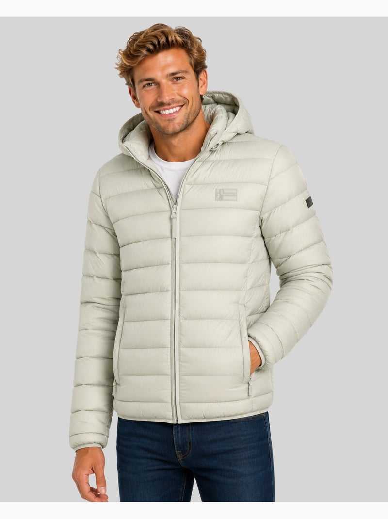 Blusão com capuz amichoko hood – geographical norway Verde sálvia - Kiabi