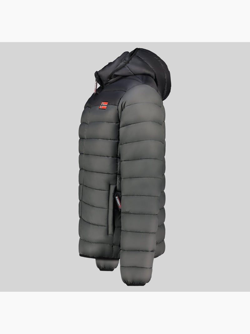Blusão com capuz amigoclerc hood – geographical norway Cinza escuro - Kiabi