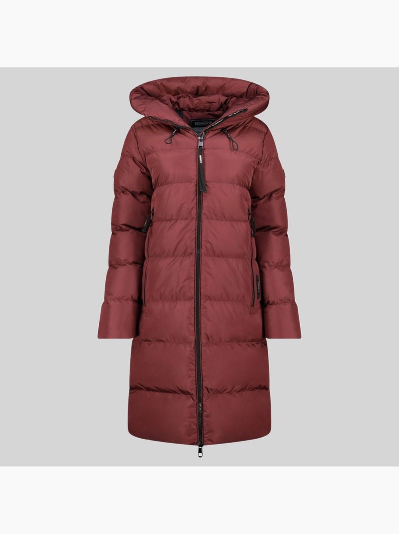 Blusão com capuz april – geographical norway Bordô - Kiabi