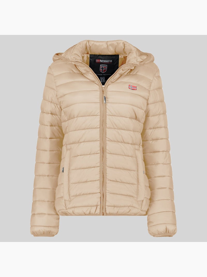 Blusão com capuz atika hood – geographical norway Bege - Kiabi