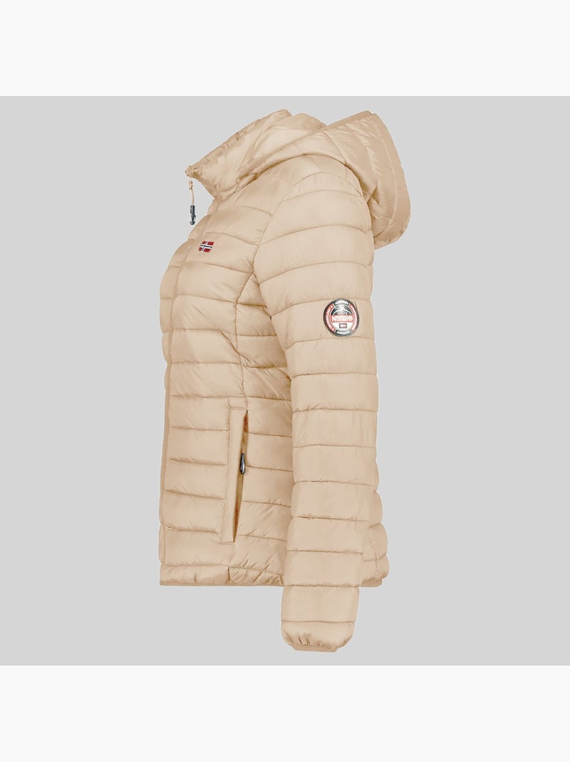 Blusão com capuz atika hood – geographical norway Bege - Kiabi