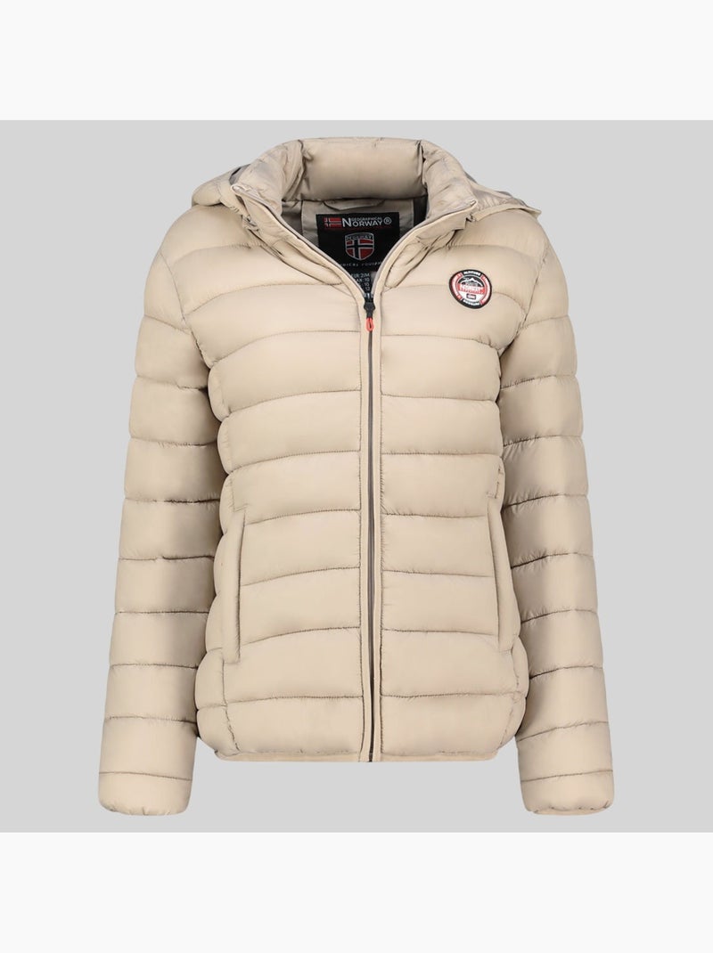 Blusão com capuz atikabadge hood – geographical norway Bege - Kiabi