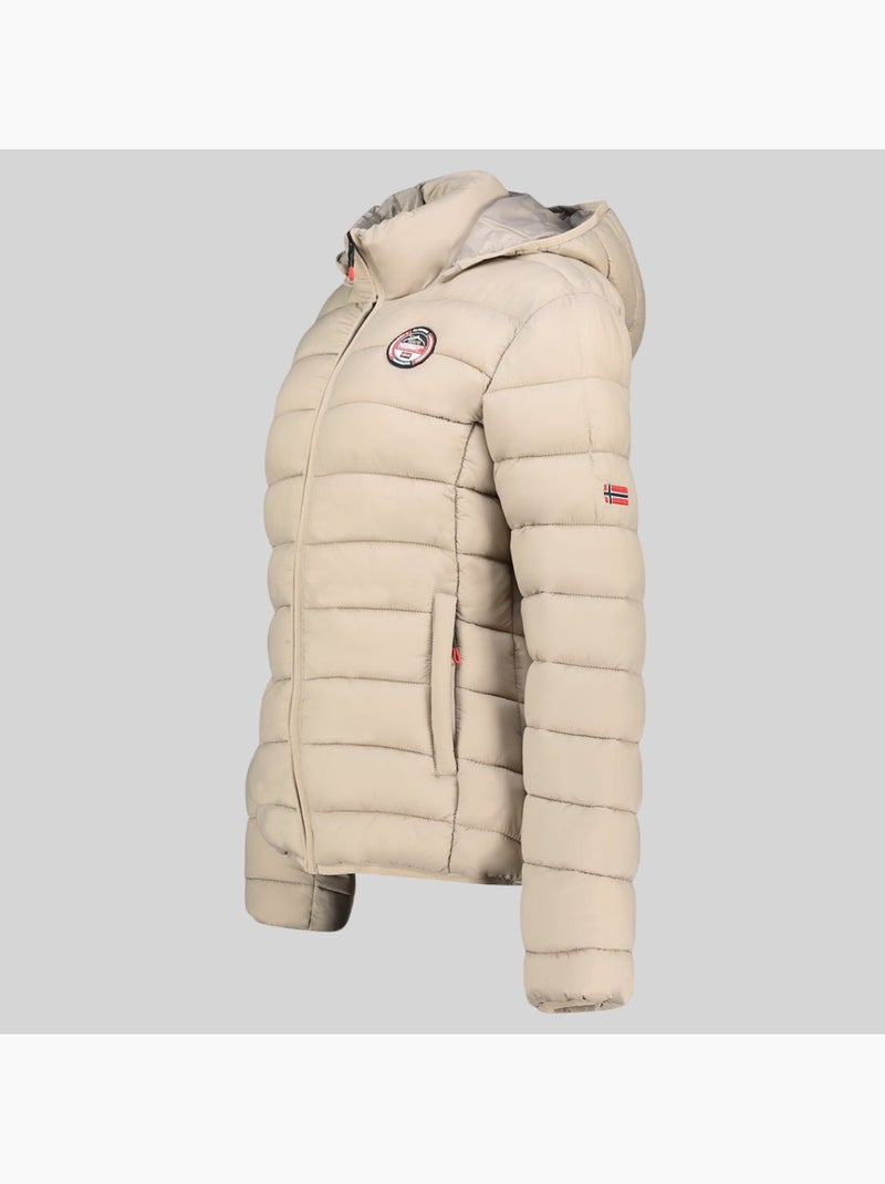 Blusão com capuz atikabadge hood – geographical norway Bege - Kiabi