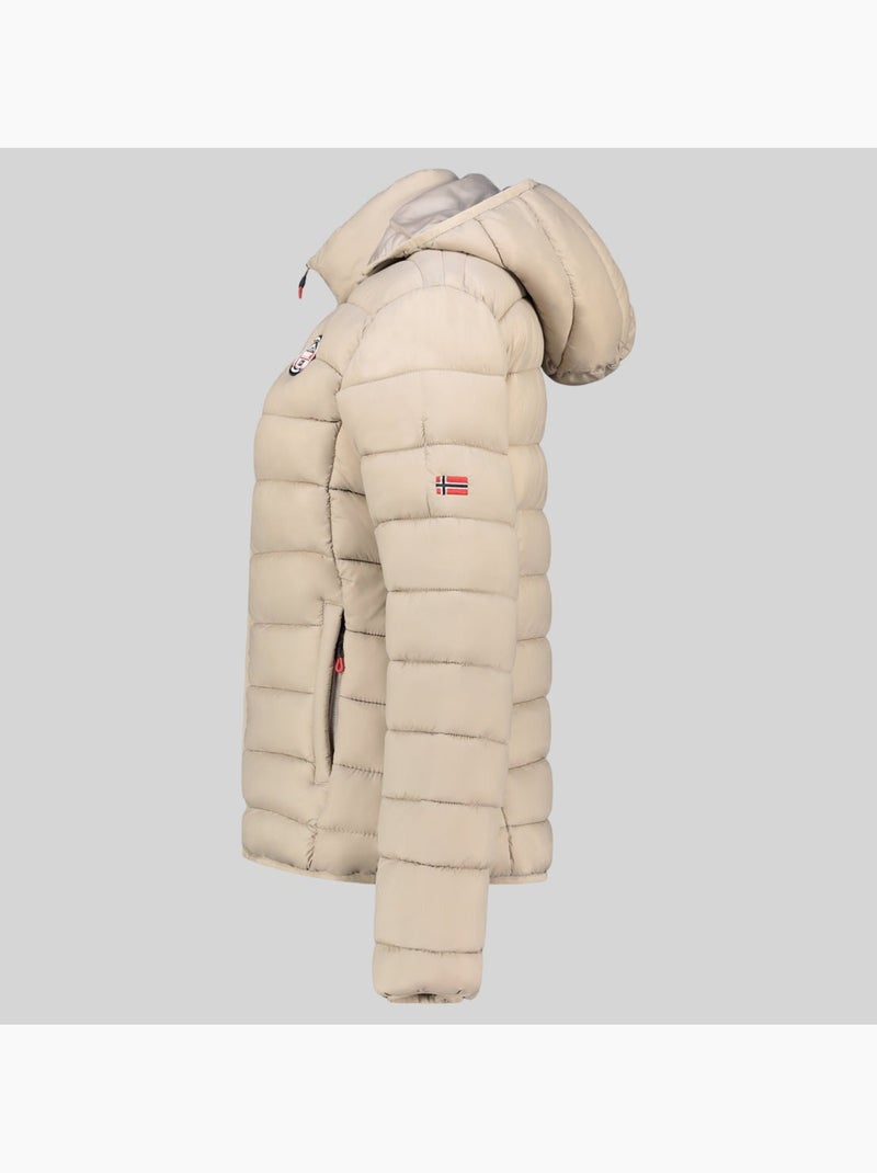 Blusão com capuz atikabadge hood – geographical norway Bege - Kiabi