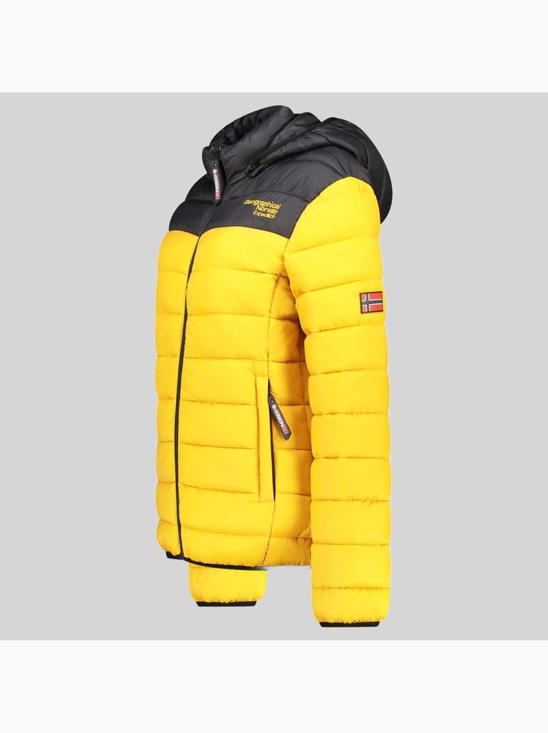 Blusão com capuz atikoclerc hood – geographical norway Mostarda - Kiabi