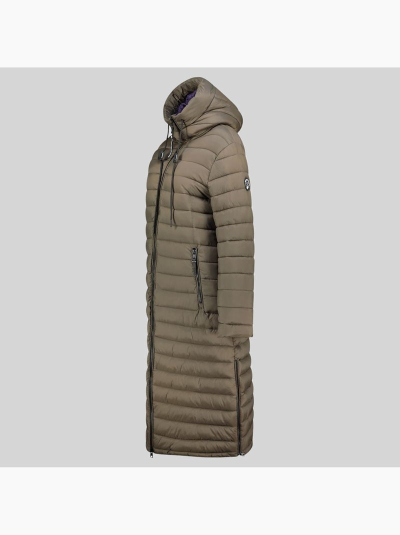 Blusão com capuz azule long – geographical norway Cáqui - Kiabi