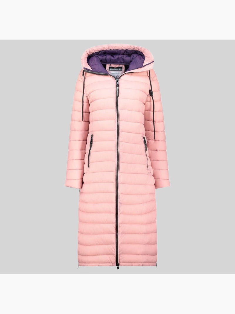 Blusão com capuz azule long – geographical norway Rosa velho - Kiabi