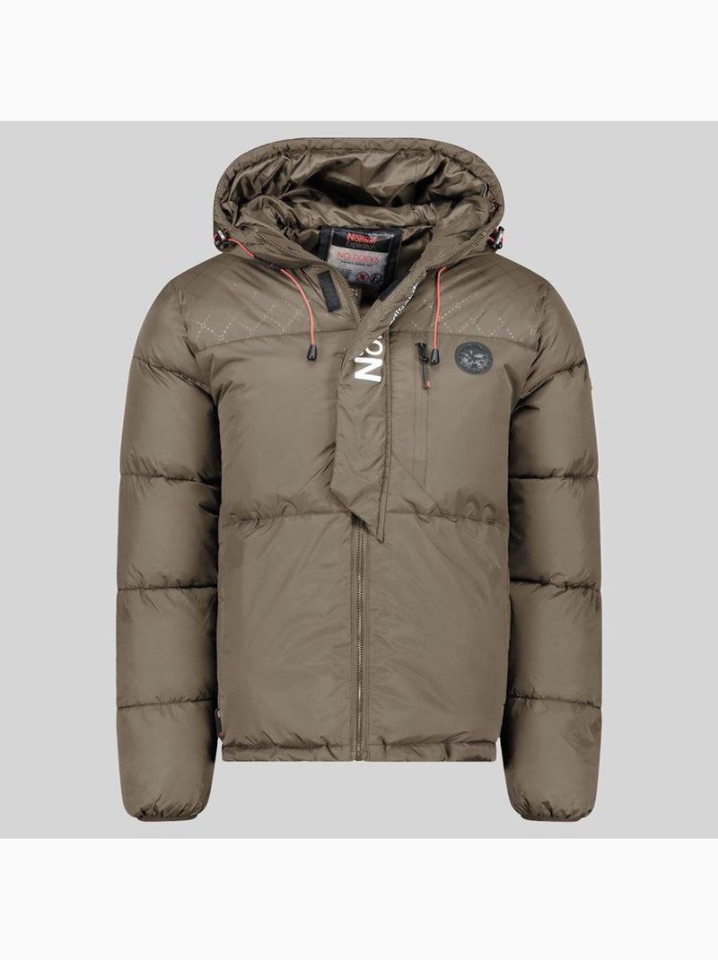 Blusão com capuz betincelle – geographical norway Cáqui - Kiabi