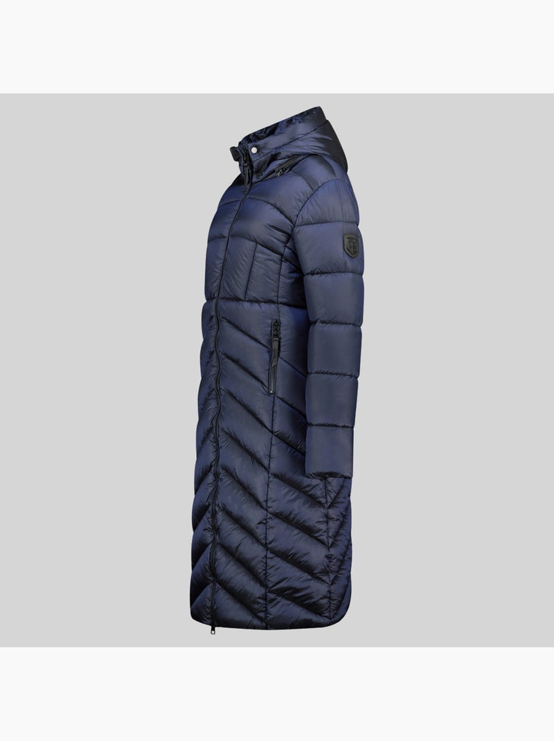 Blusão com capuz blanche long – geographical norway Azul-marinho - Kiabi